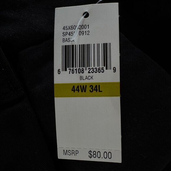 New Izod Performance SportFlex Pleat No Iron Pants Big Tall Men's Size 44 x 34 L - Picture 5 of 9